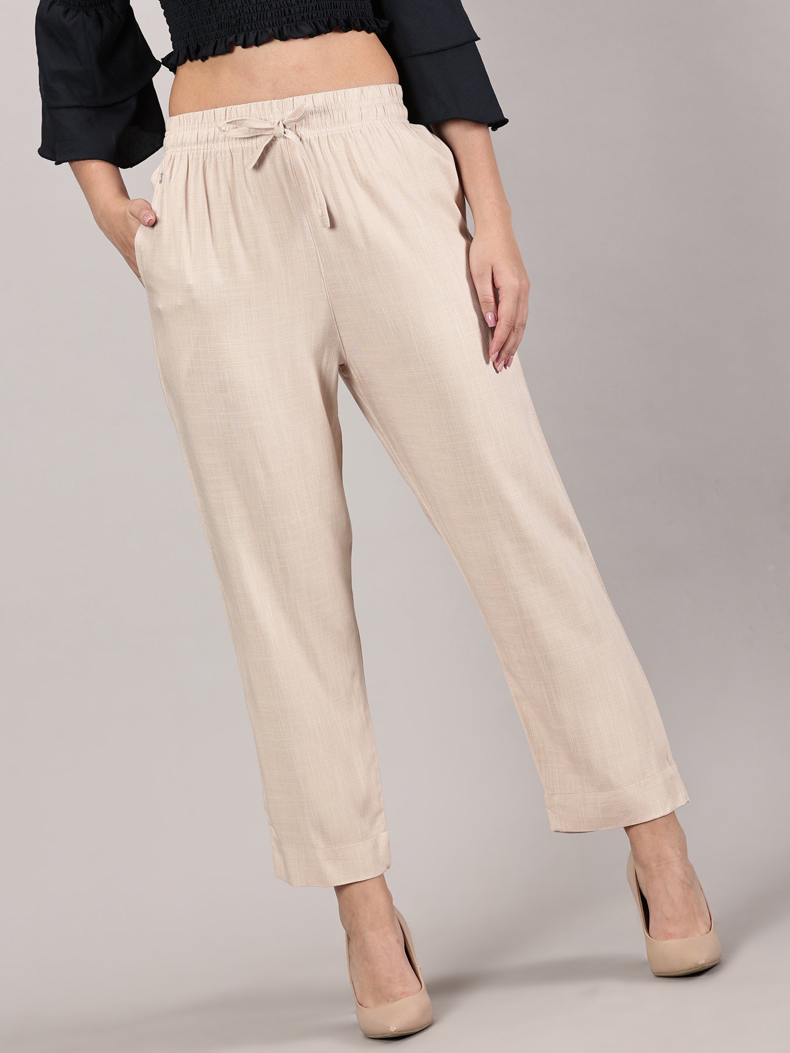 Light Beige Everyday Lounge Pants – Sadda Fashion