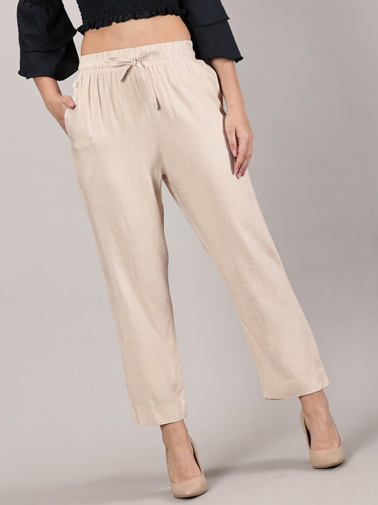 Light Beige Everyday Lounge Pants