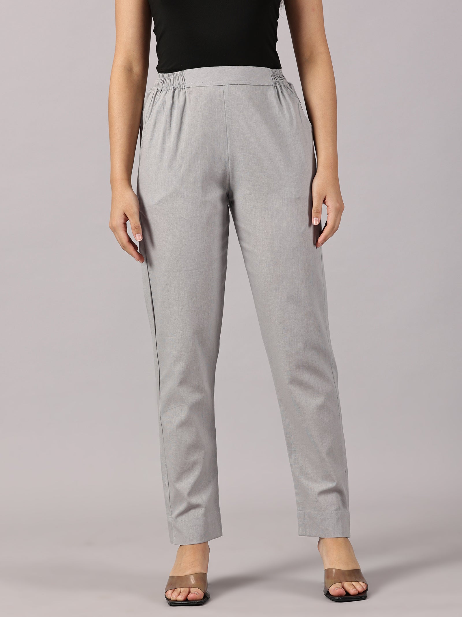 Light Grey Comfy Cotton Pants
