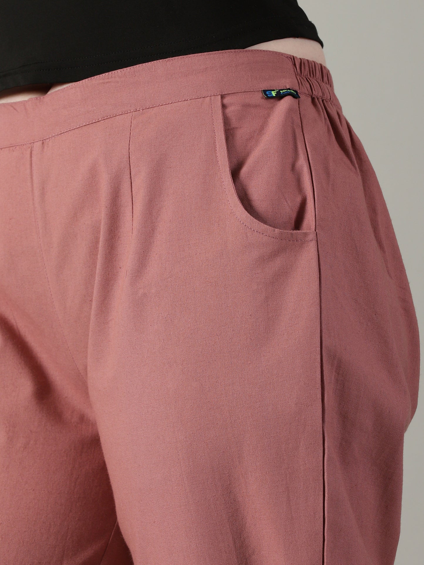 Rose Taupe Everyday Cotton Pants