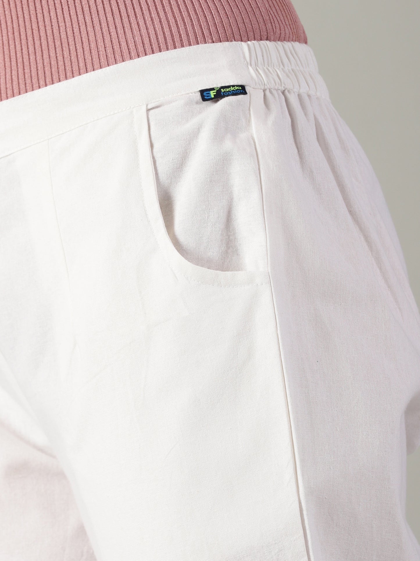 White Everyday Cotton Pants