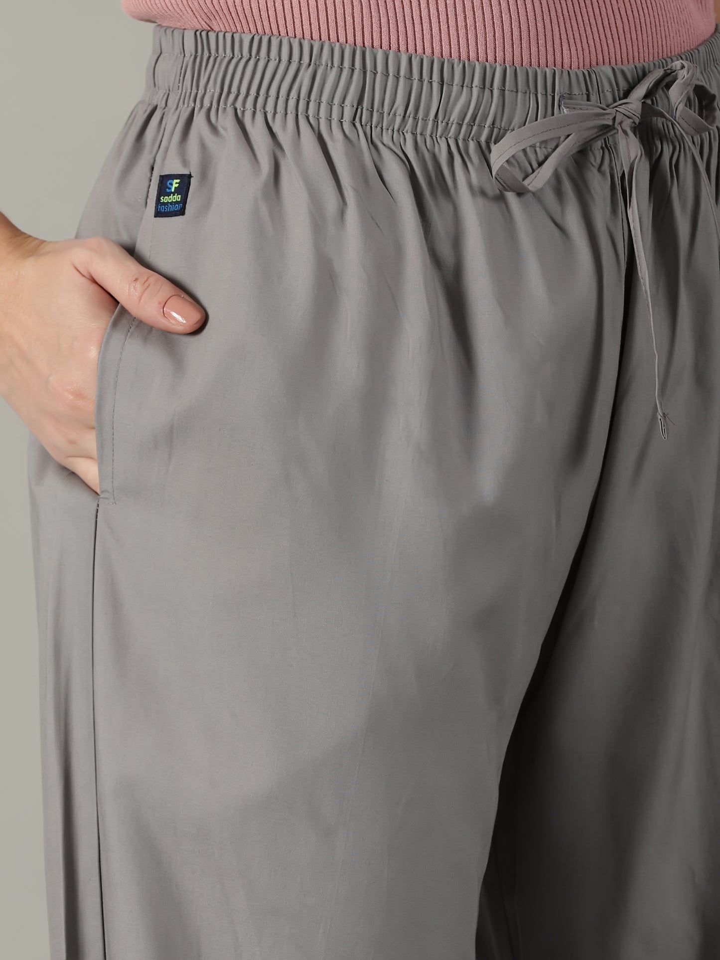 Light Grey Pocket Palazzo