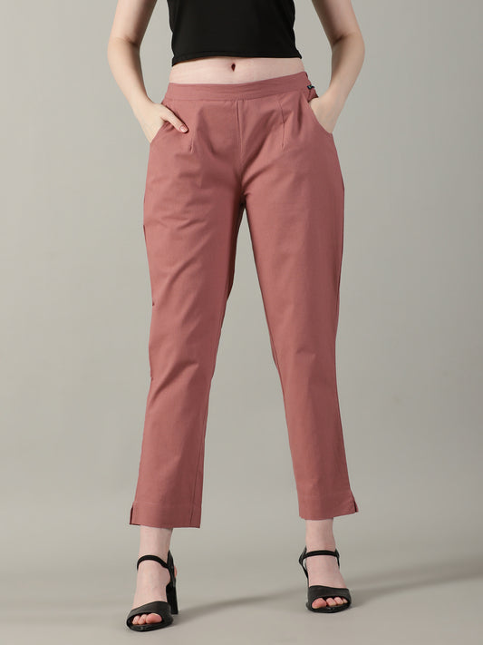 Rose Taupe Everyday Cotton Pants