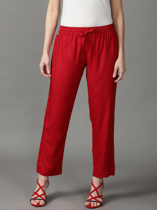 Red Palazzo Pants