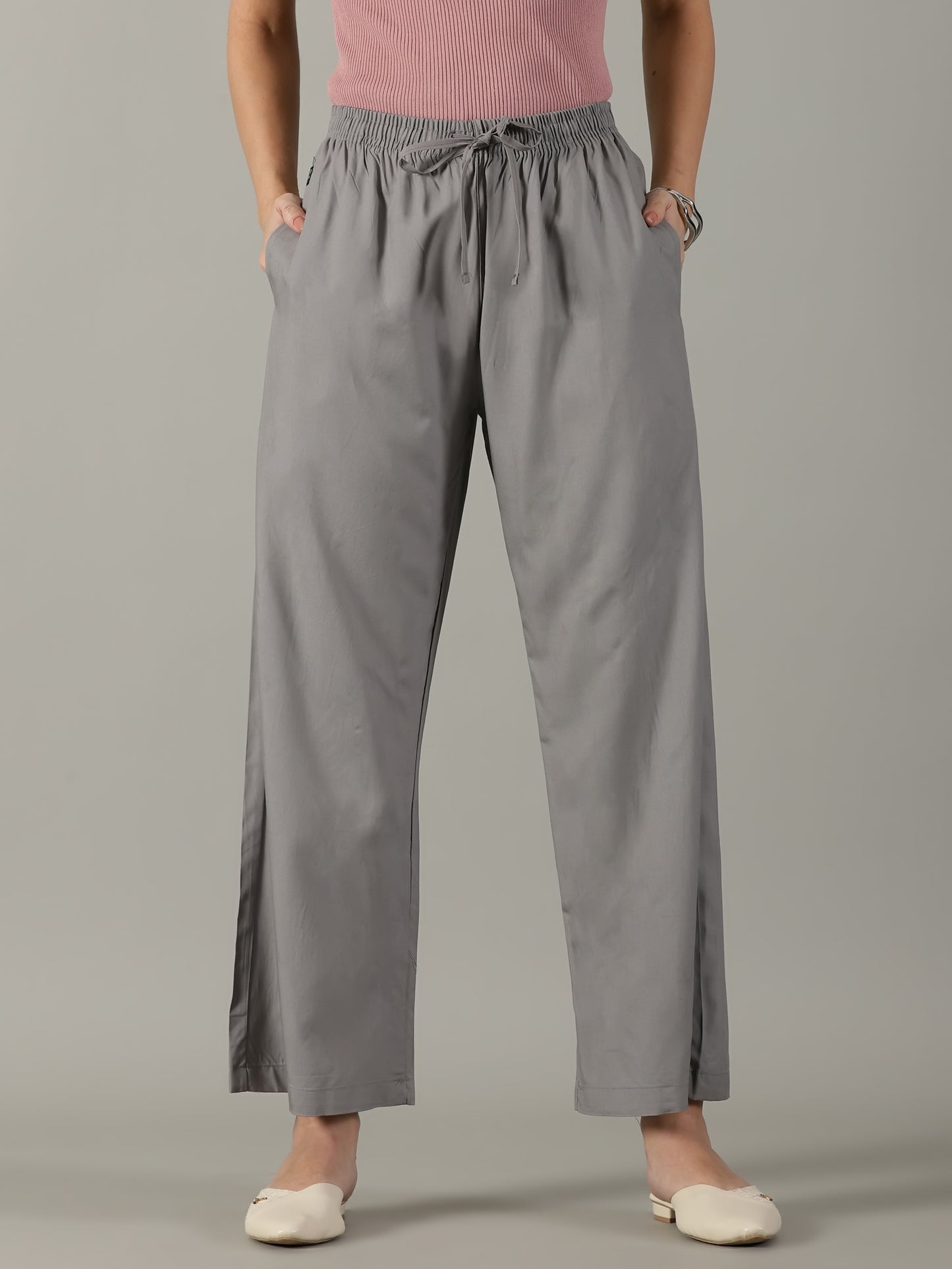 Light Grey Pocket Palazzo