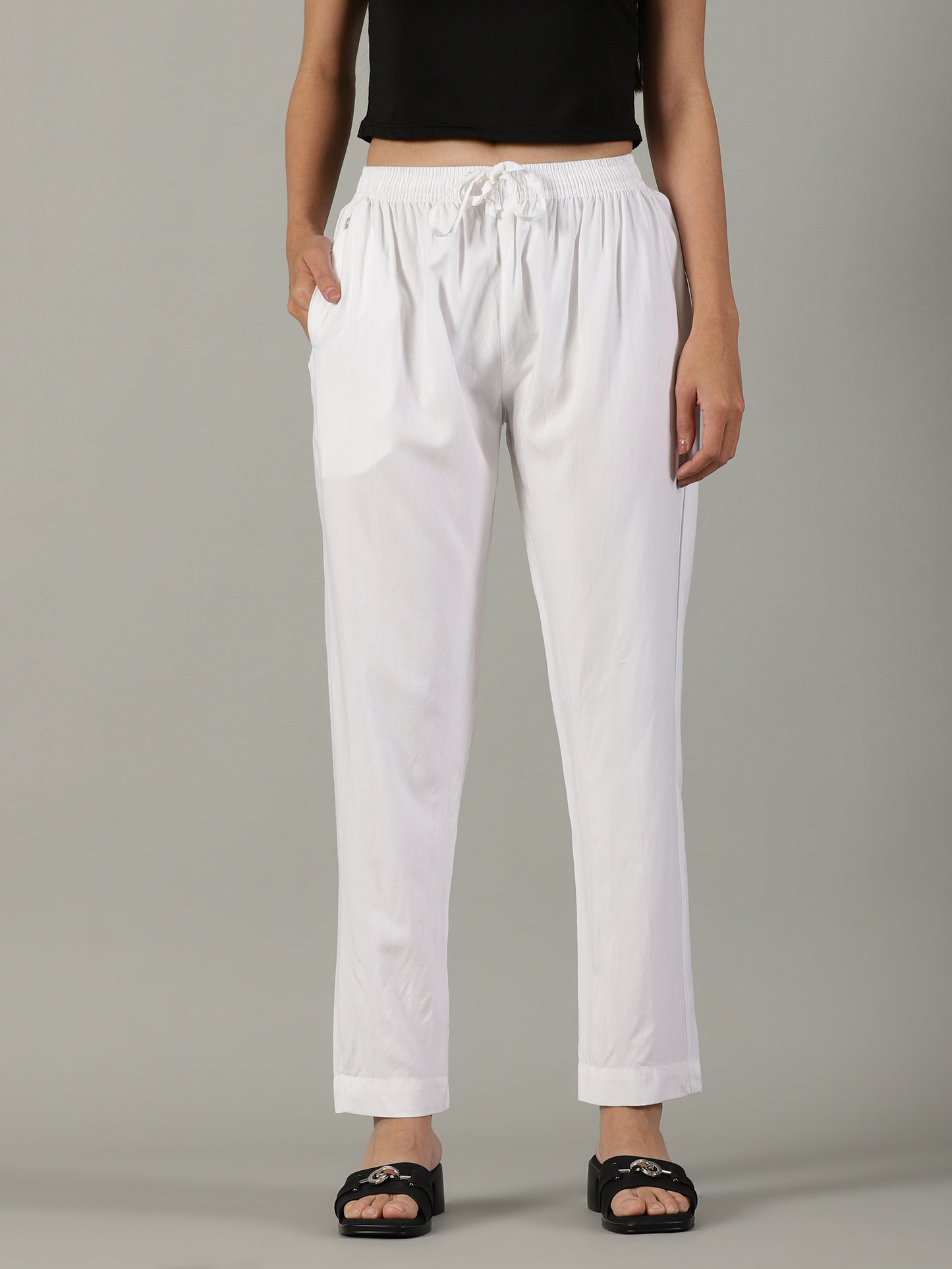 White Palazzo Pants