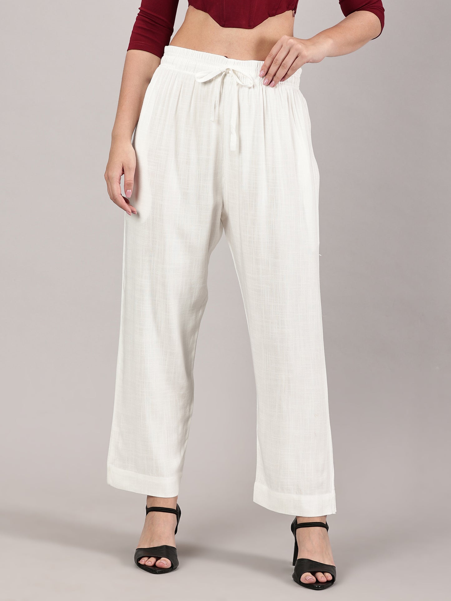 White Everyday Lounge Pants