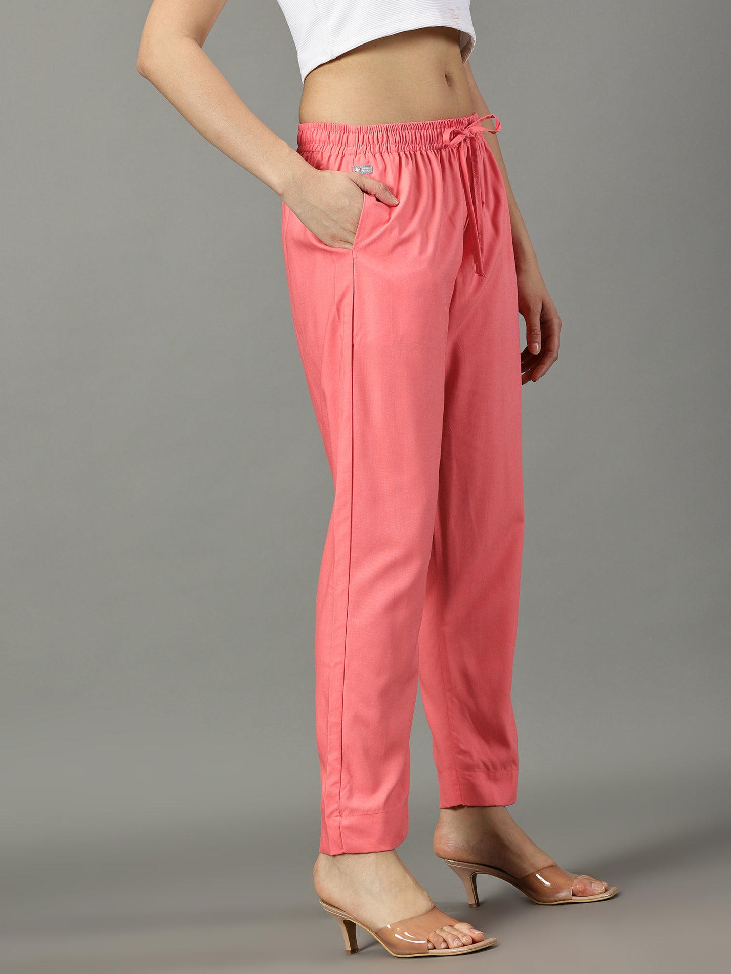 Coral Palazzo Pants