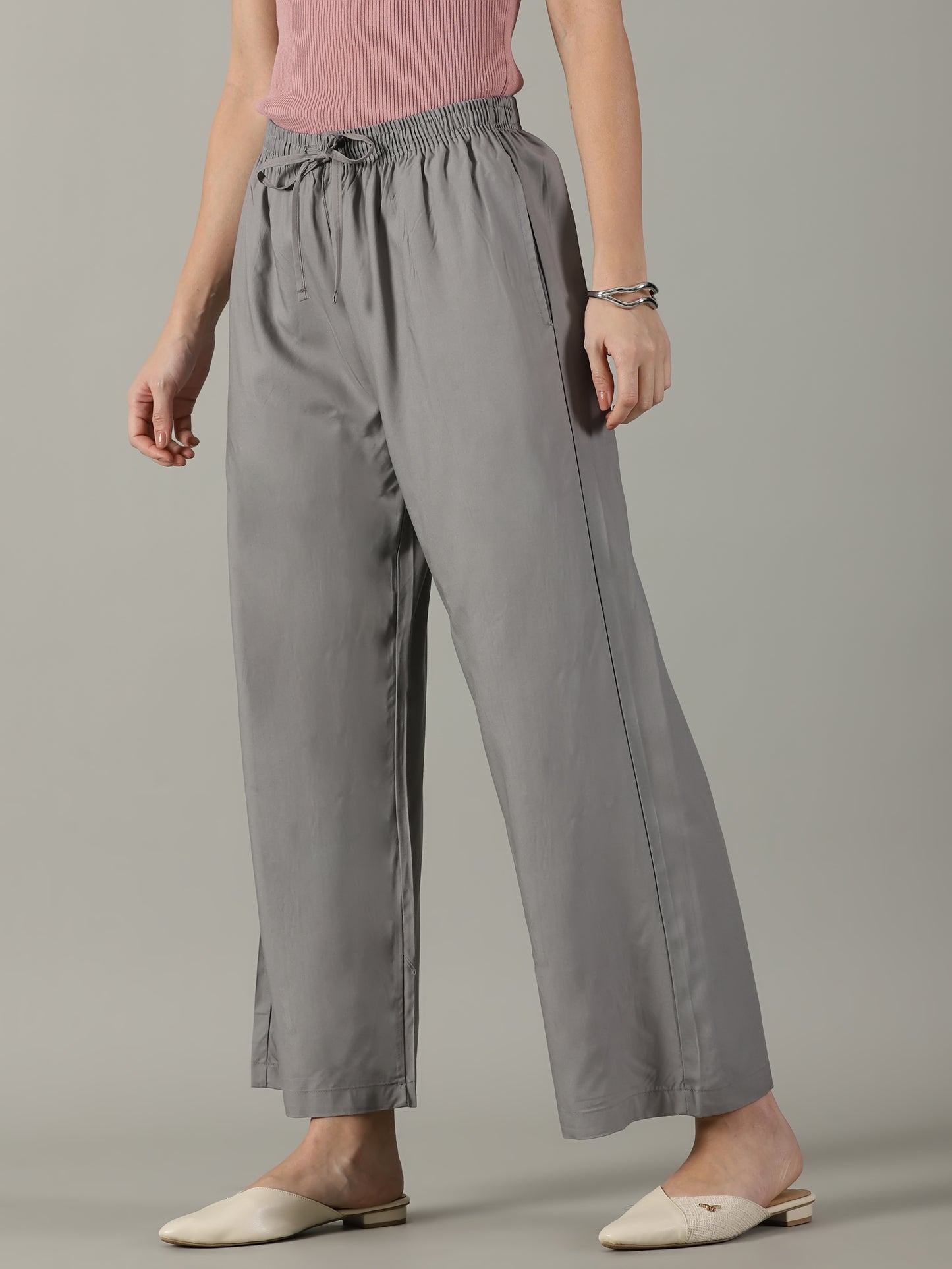 Light Grey Pocket Palazzo