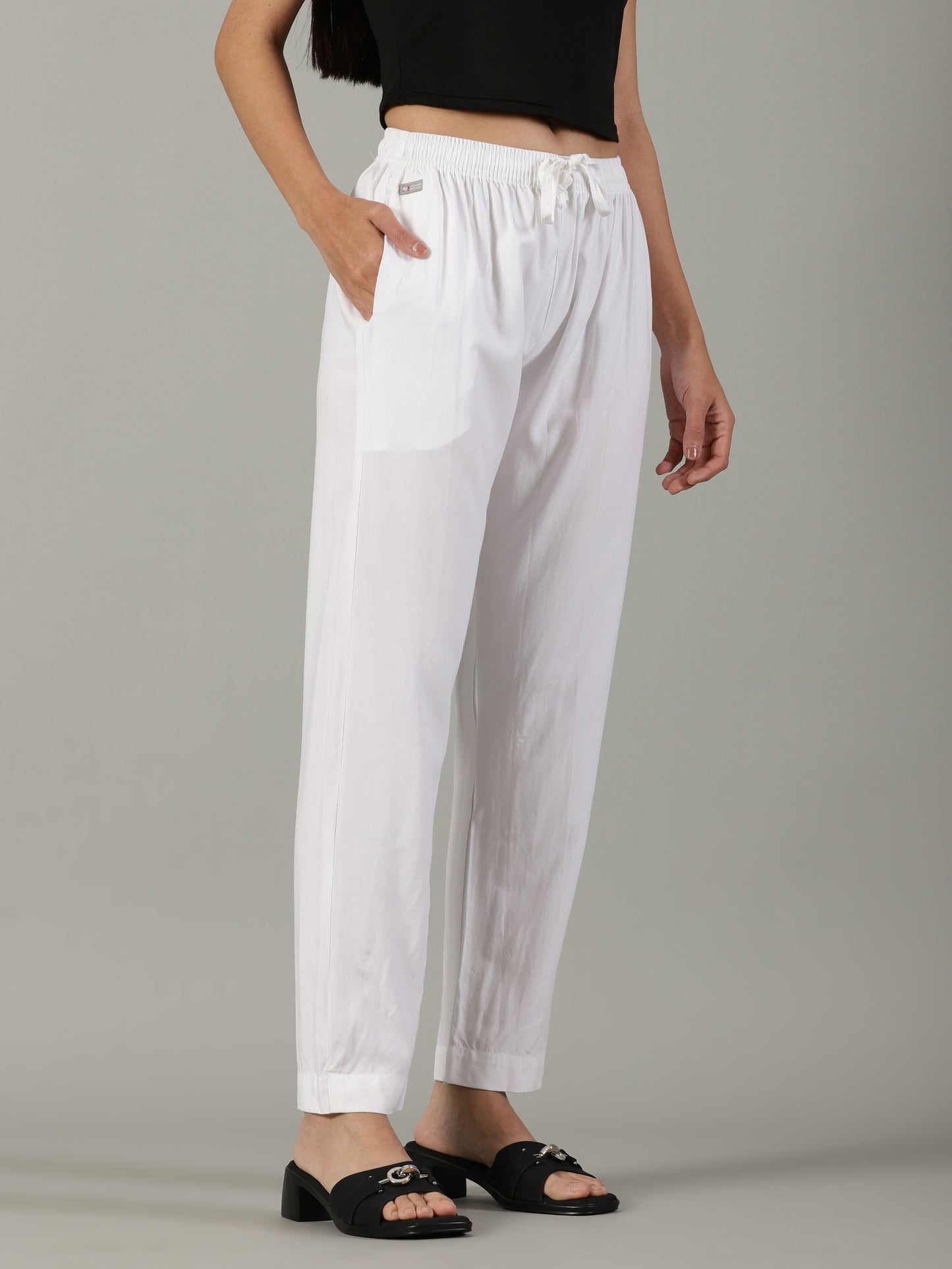 White Palazzo Pants