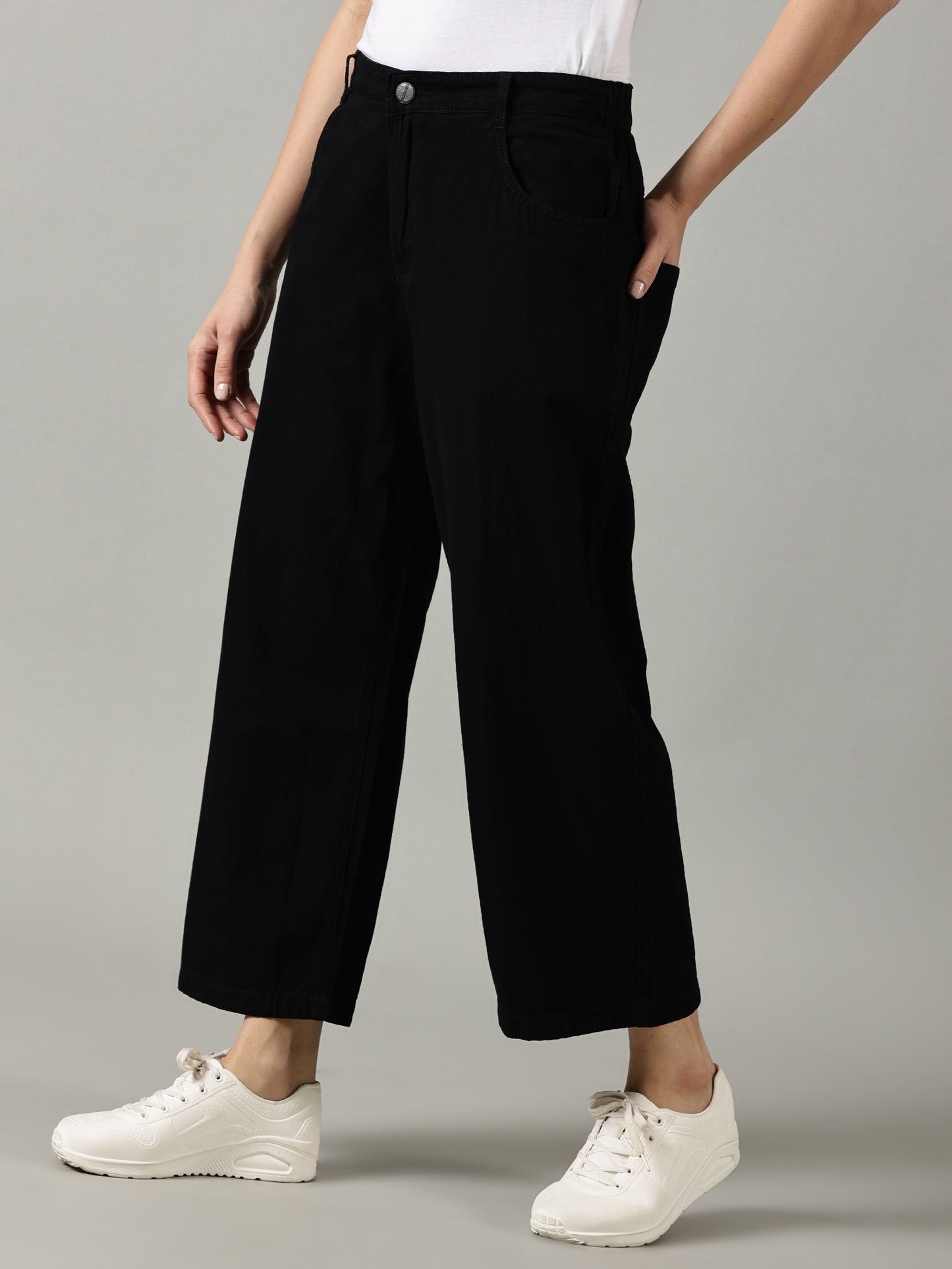 Black Wide Leg Jeans