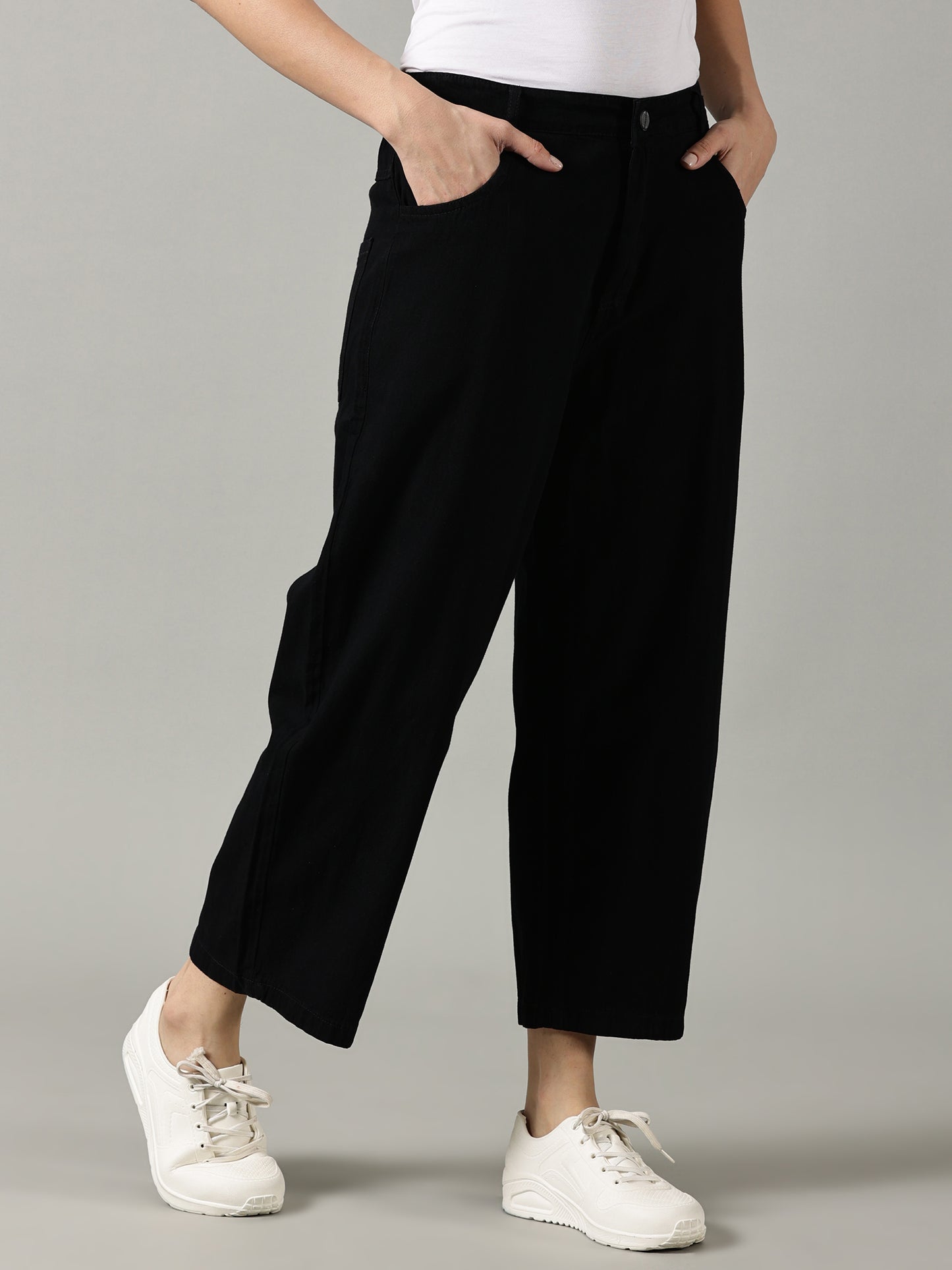 Black Wide Leg Jeans