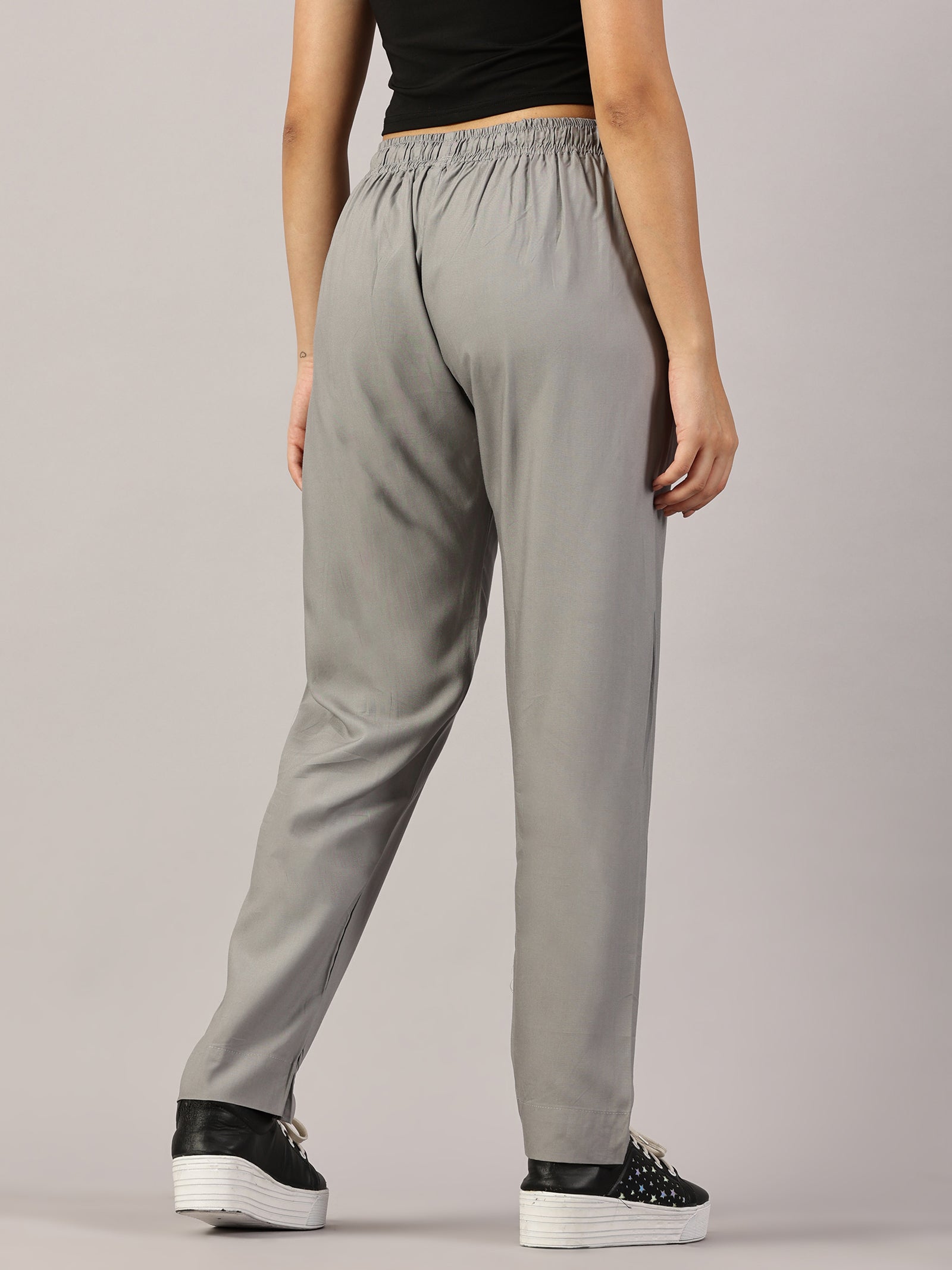 Light grey Palazzo Pants – Sadda Fashion