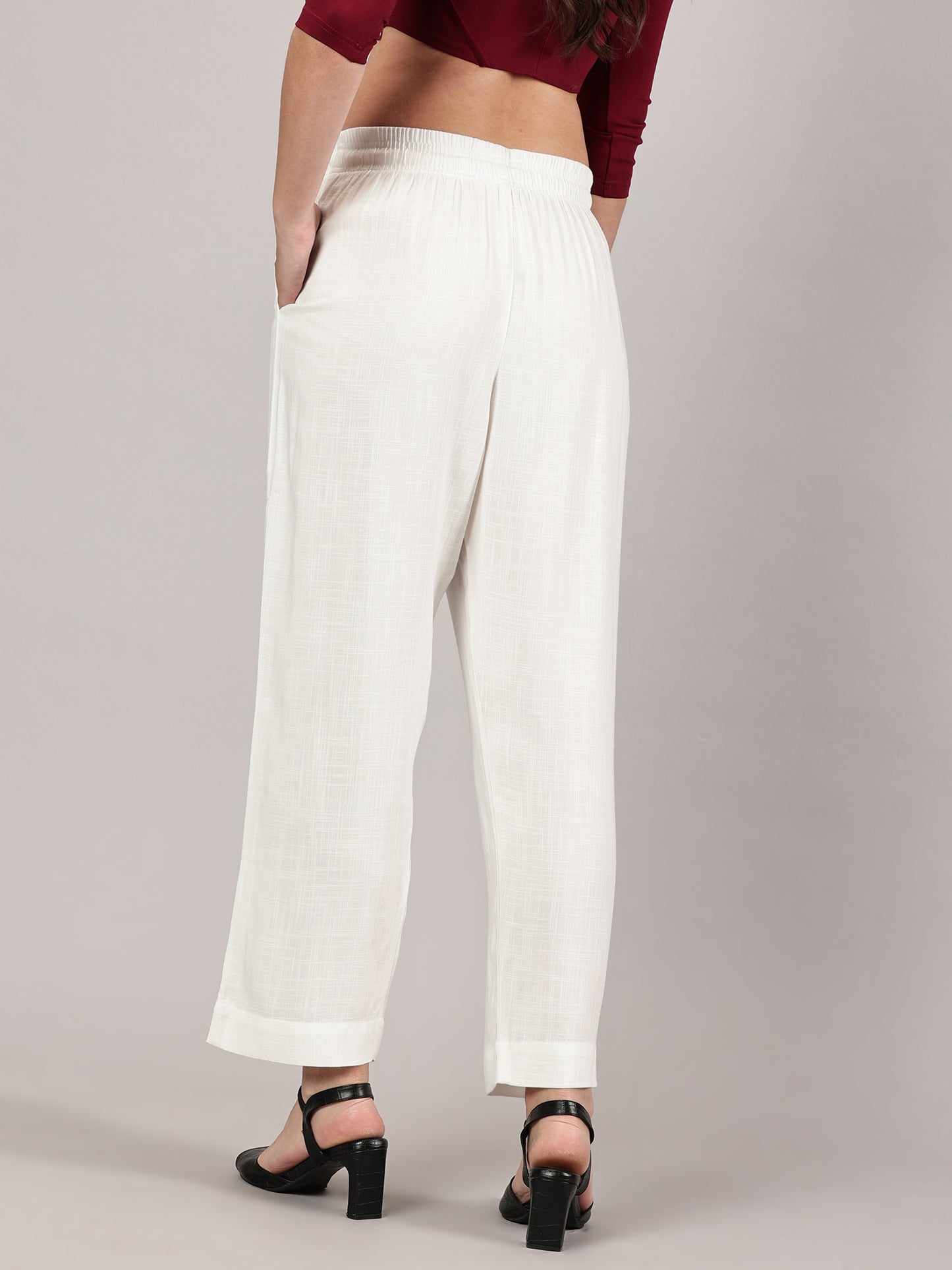 White Everyday Lounge Pants