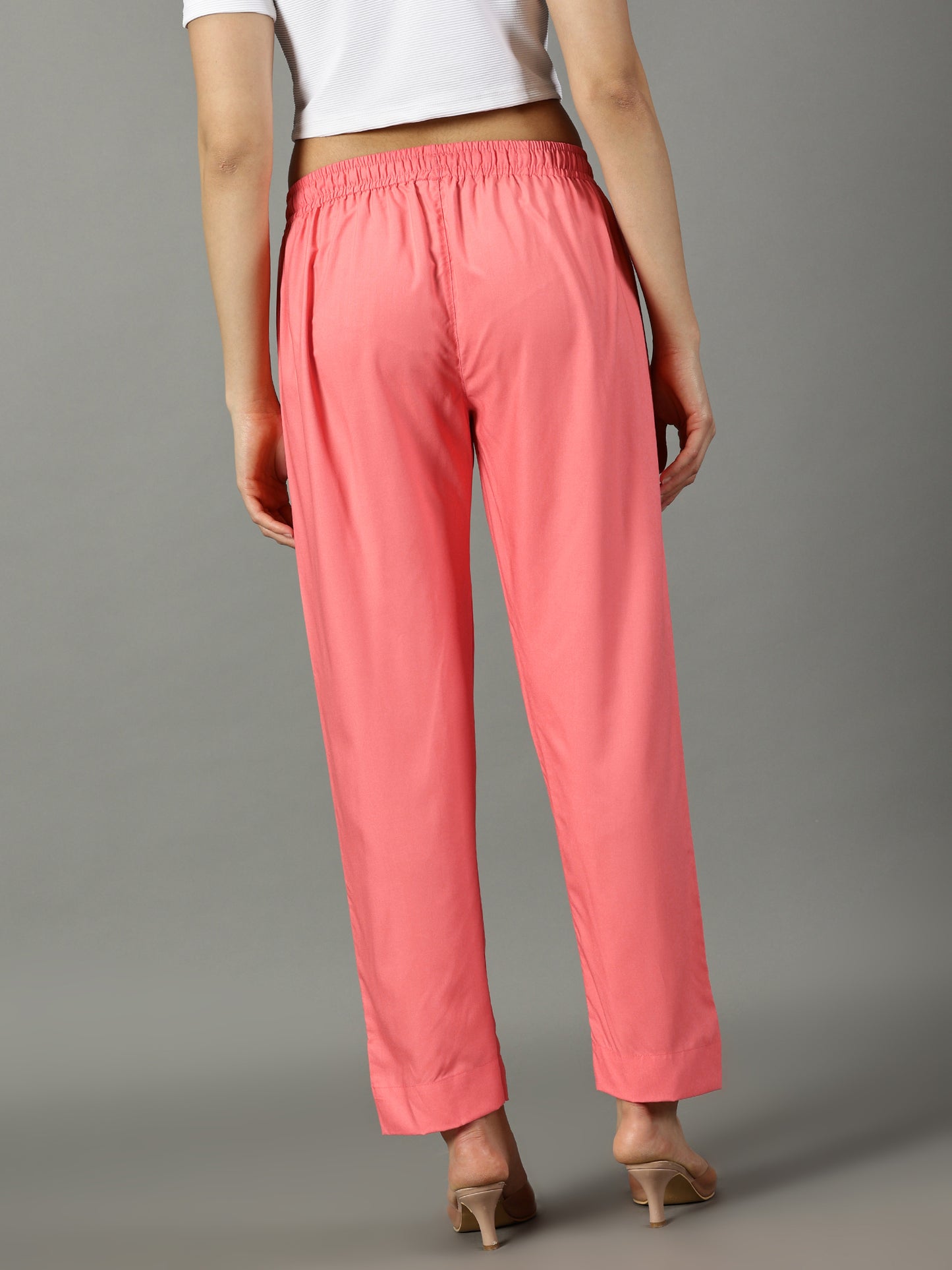 Coral Palazzo Pants