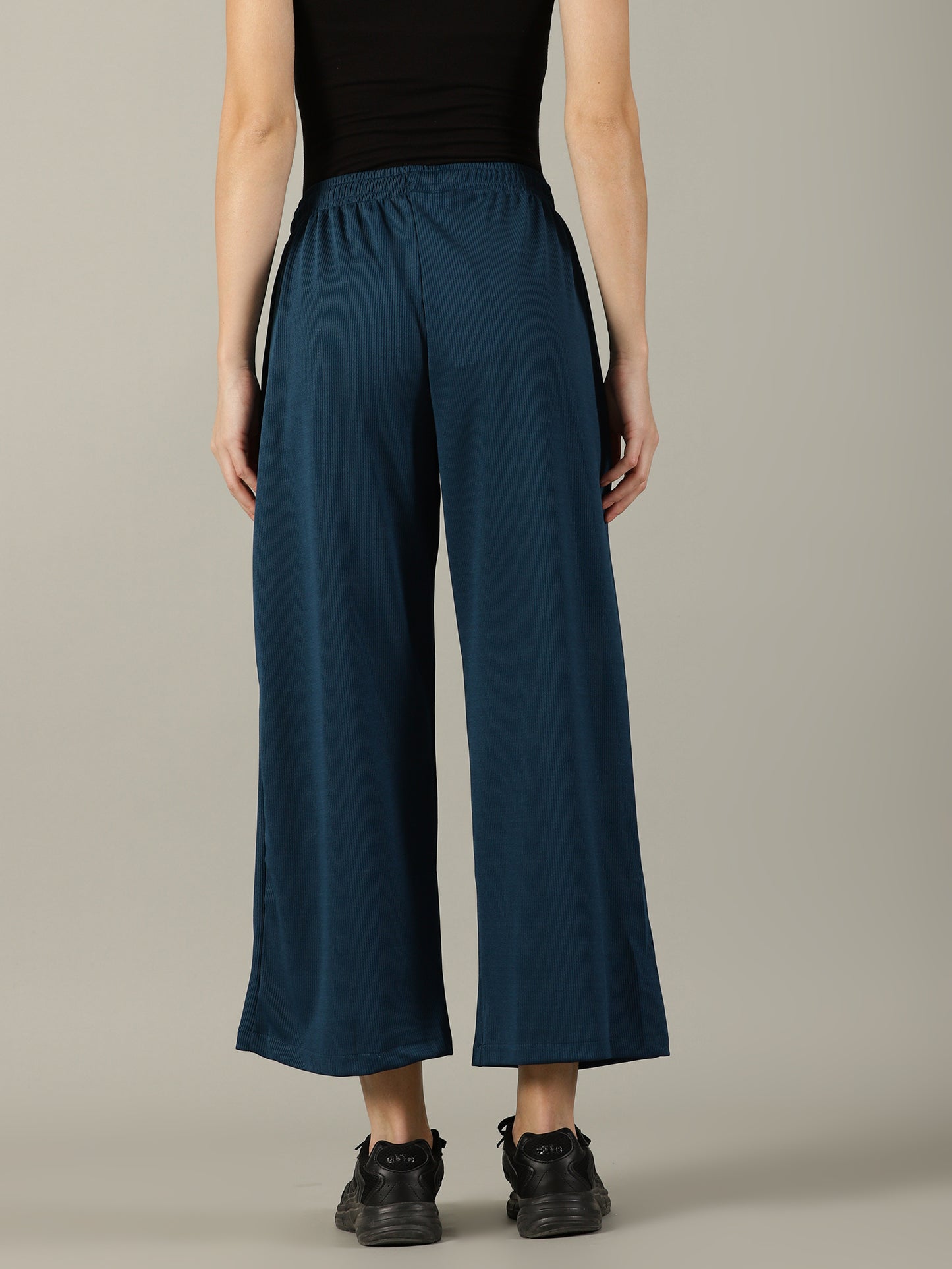 Dark teal Stretchable Culottes with Pockets