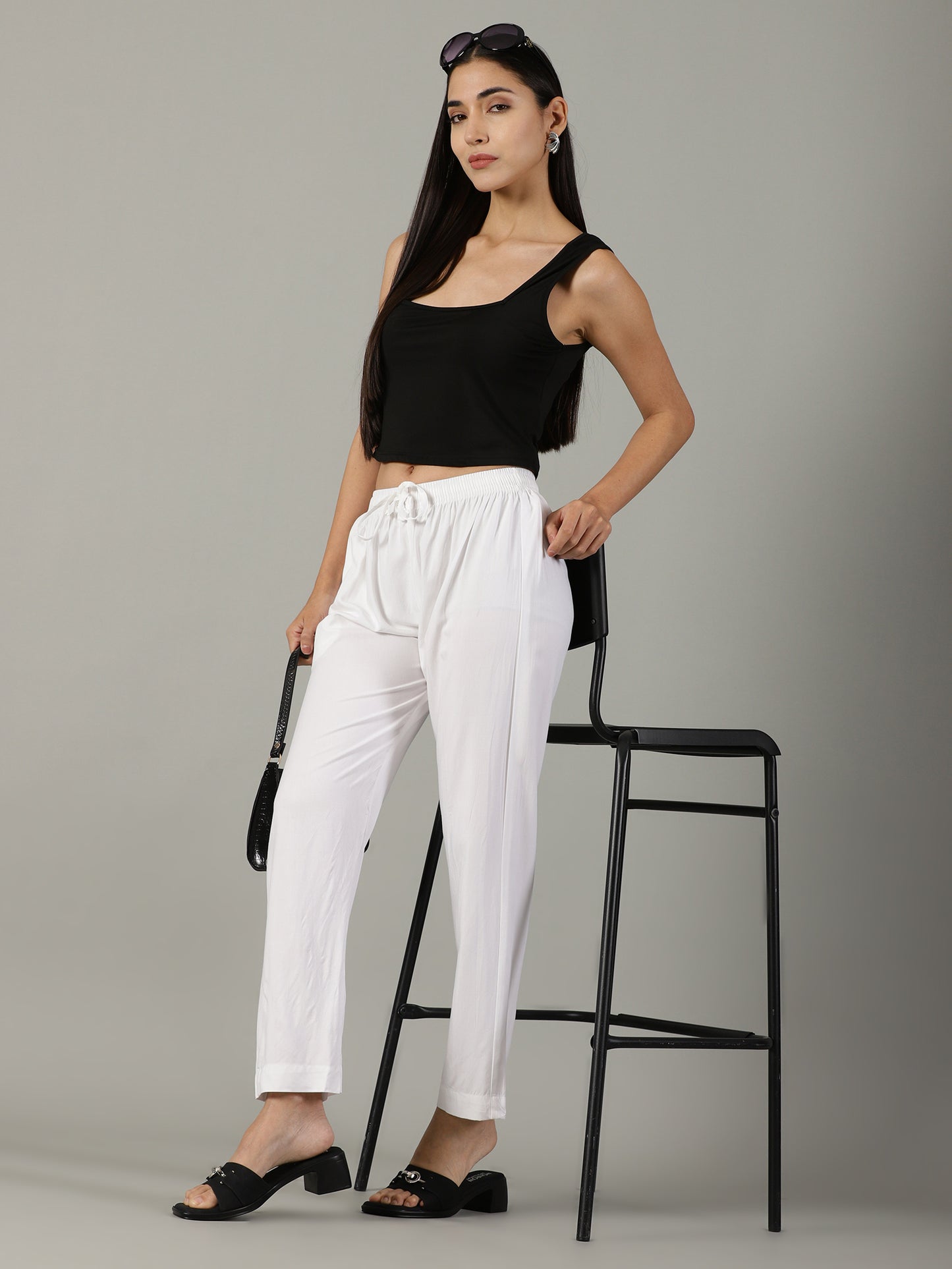 White Palazzo Pants