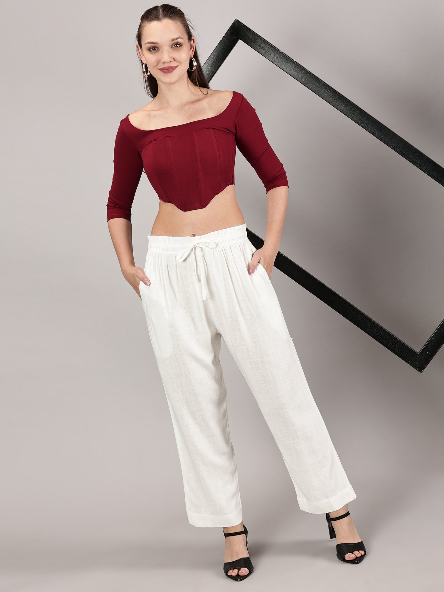 White Everyday Lounge Pants