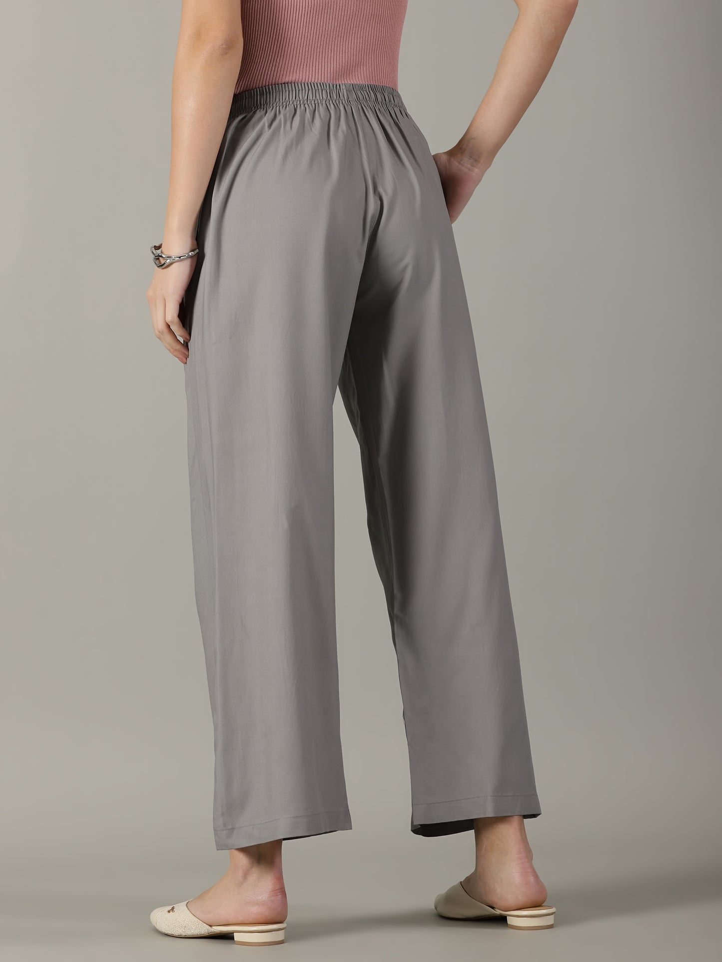 Light Grey Pocket Palazzo