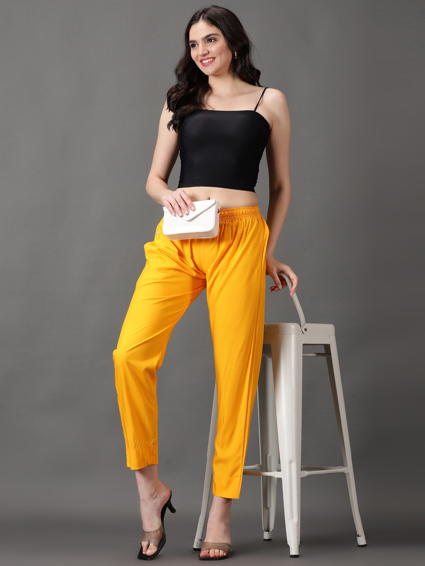 Mustard Palazzo Pants