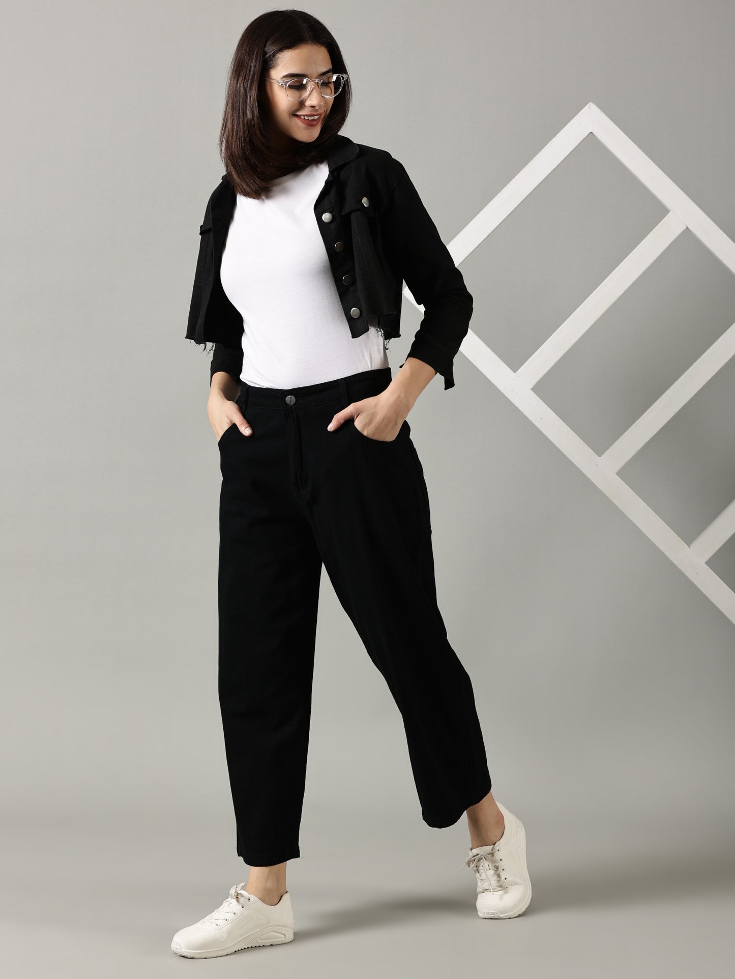 Black Wide Leg Jeans