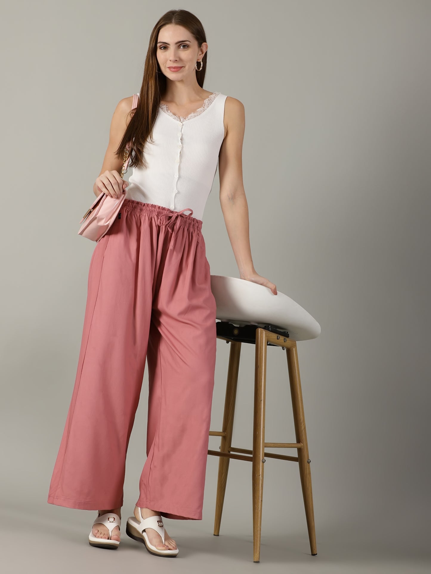 Peach Pocket Palazzo