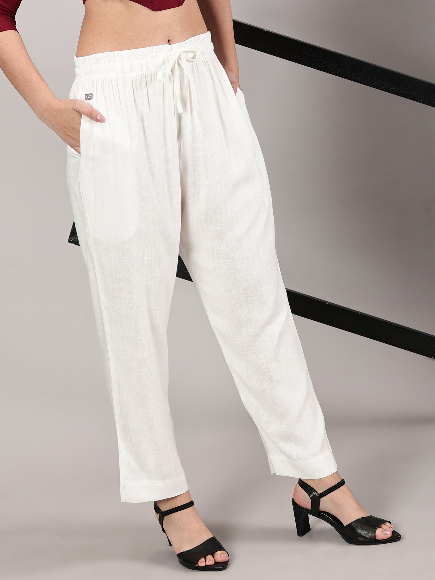 White Everyday Lounge Pants
