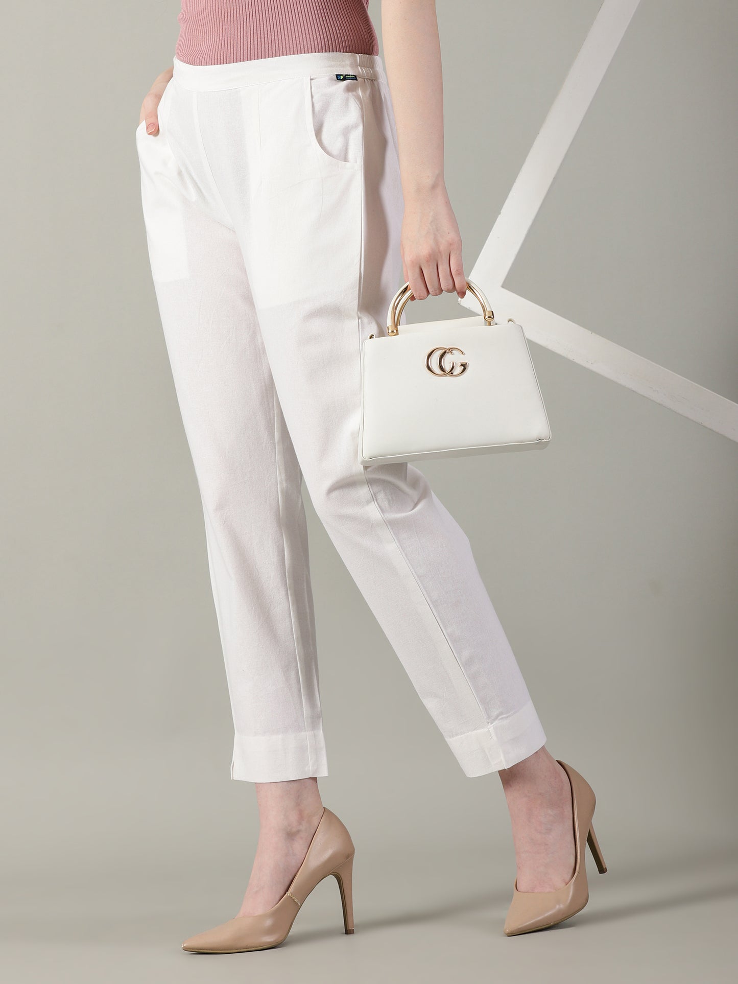 White Everyday Cotton Pants