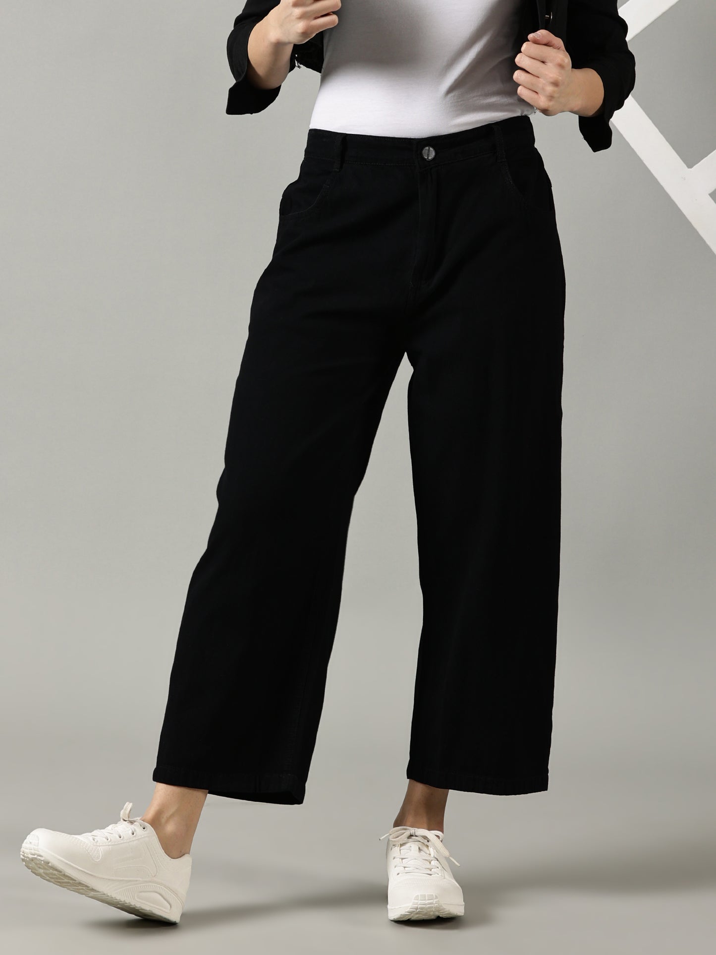 Black Wide Leg Jeans