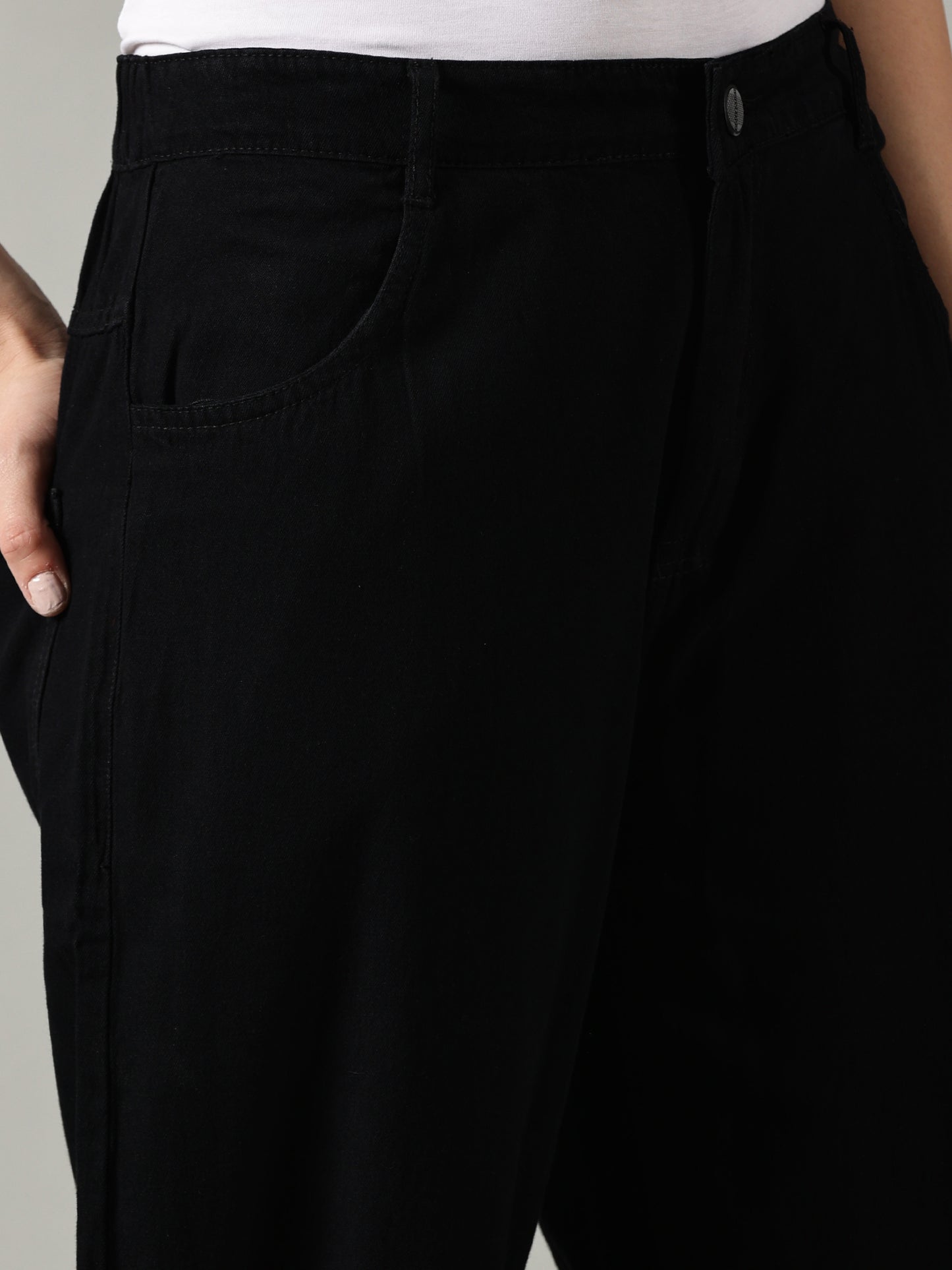 Black Wide Leg Jeans