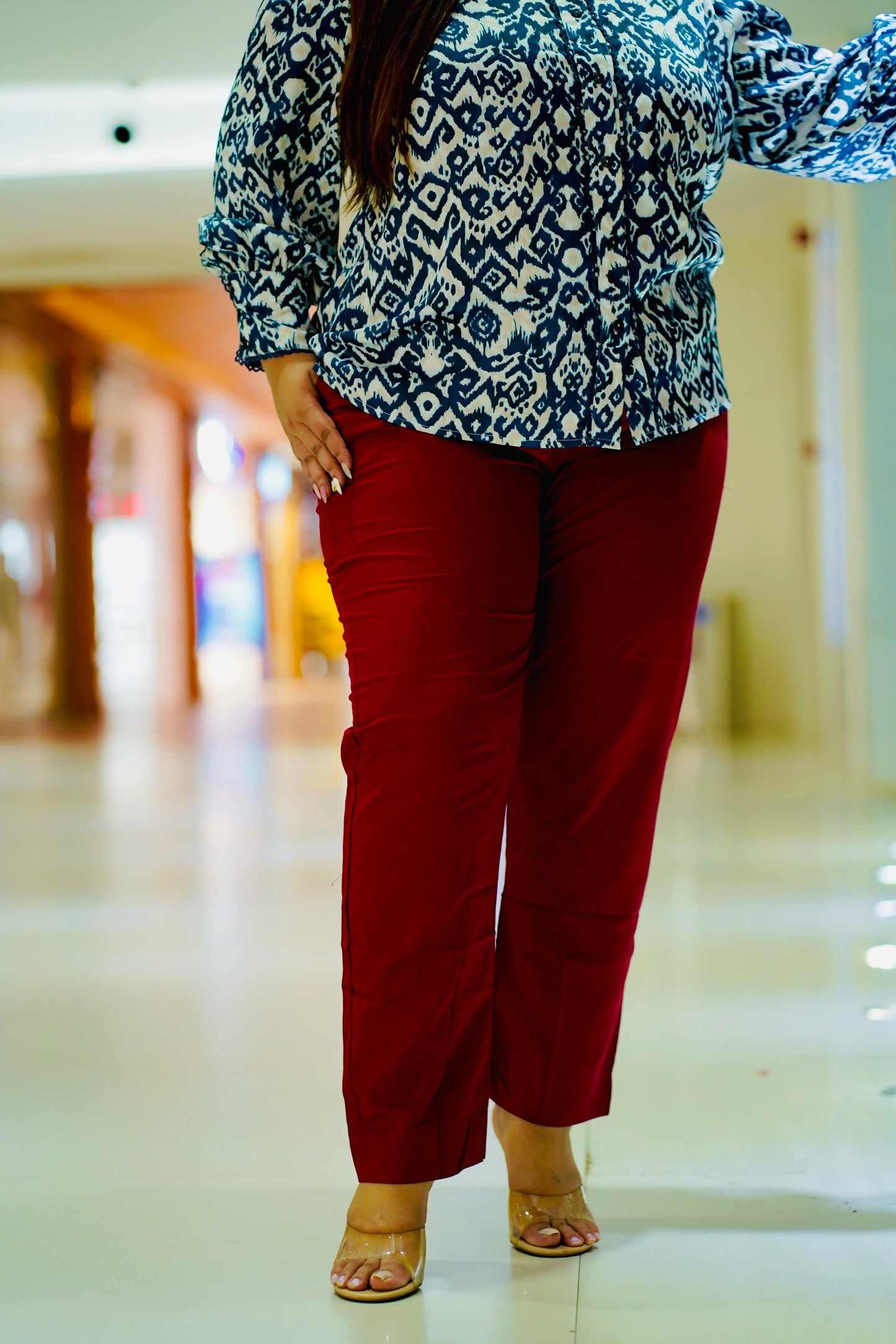 Red Palazzo Pants